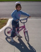Sarah just learned to ride with no training whees!!  Oct 03