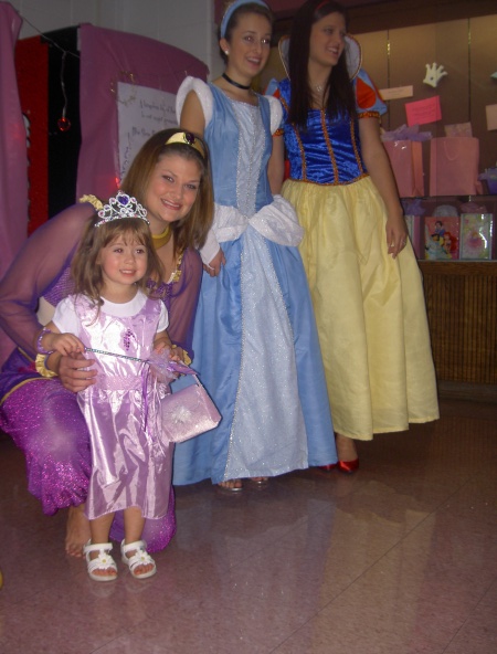 Jasmine, Cinderella, and Snow White