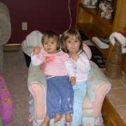 Emma and Chelsea saying ho ho ho