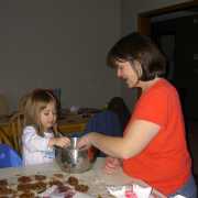 Holiday cookie making day
