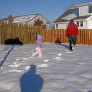 First snow of the year- about 8 inches