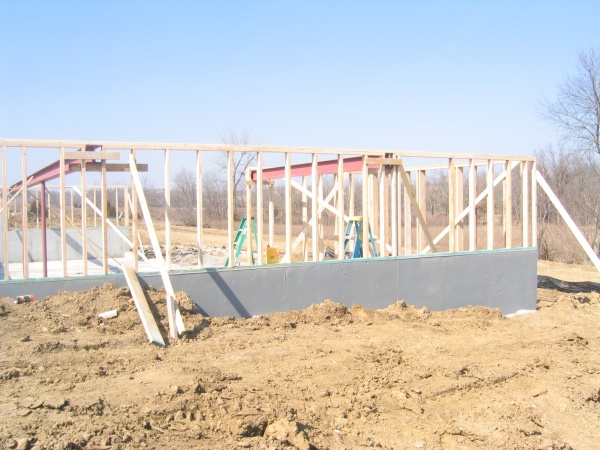 Basement down walls