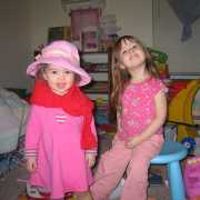 Chelsea loves to dress up Emma